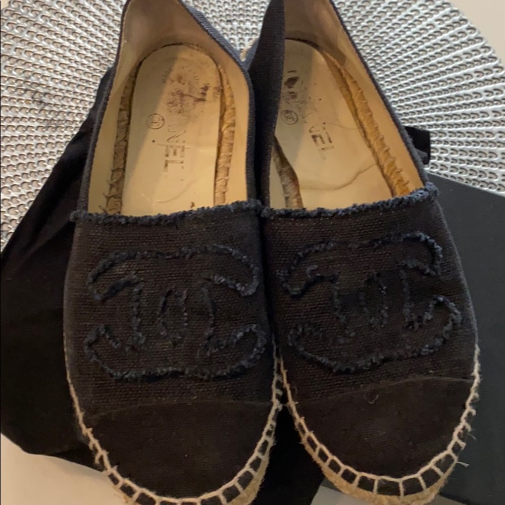 CHANEL Espadrilles flats